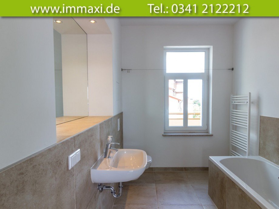 Badezimmer Dachgeschosswohnung Leipzig