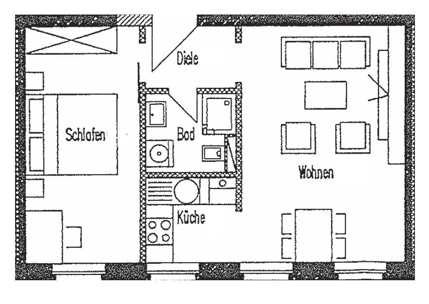 Grundriss Etagenwohnung Leipzig