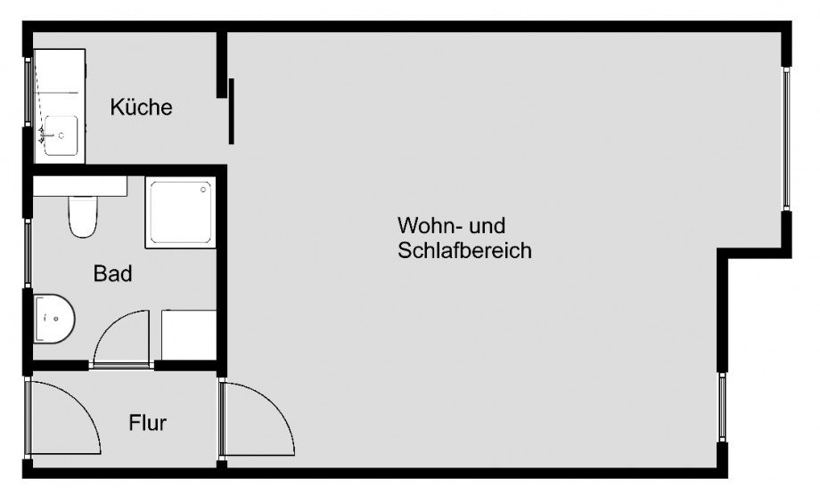 Grundriss Etagenwohnung Leipzig