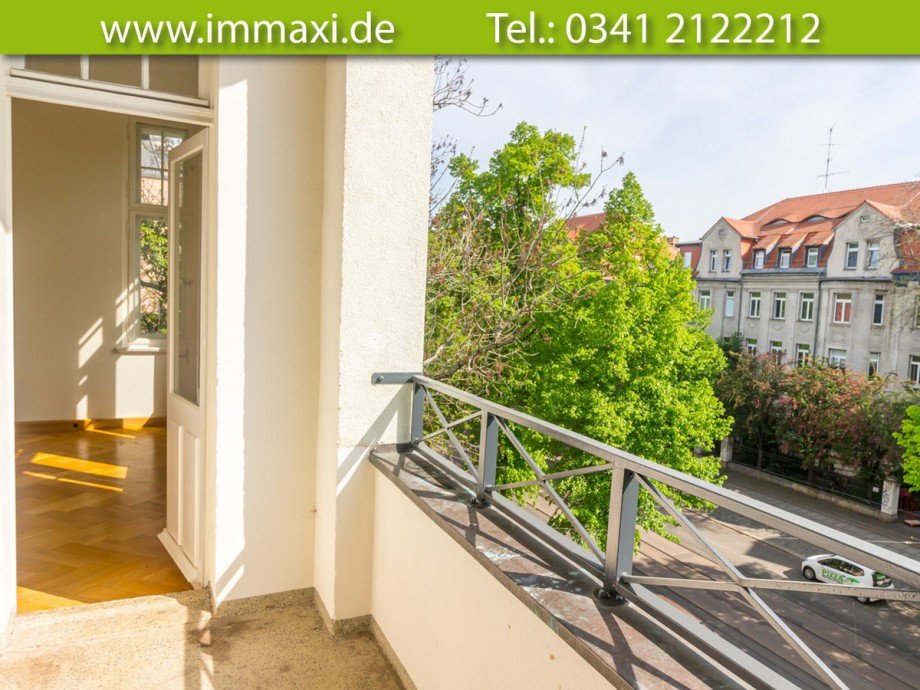 Balkon Etagenwohnung Leipzig