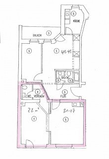Grundriss REUDNITZ + IMMOBILIENPAKET WOHNUNG + GEWERBE F�R EIGENNUTZER