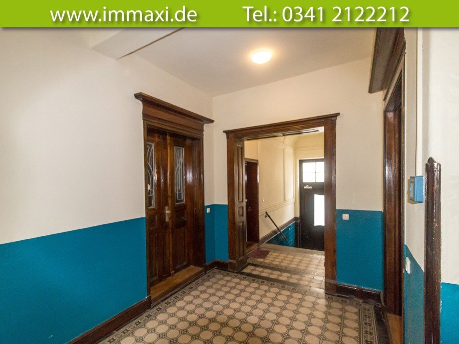 Eingangsbereich-Treppenhaus Etagenwohnung Leipzig