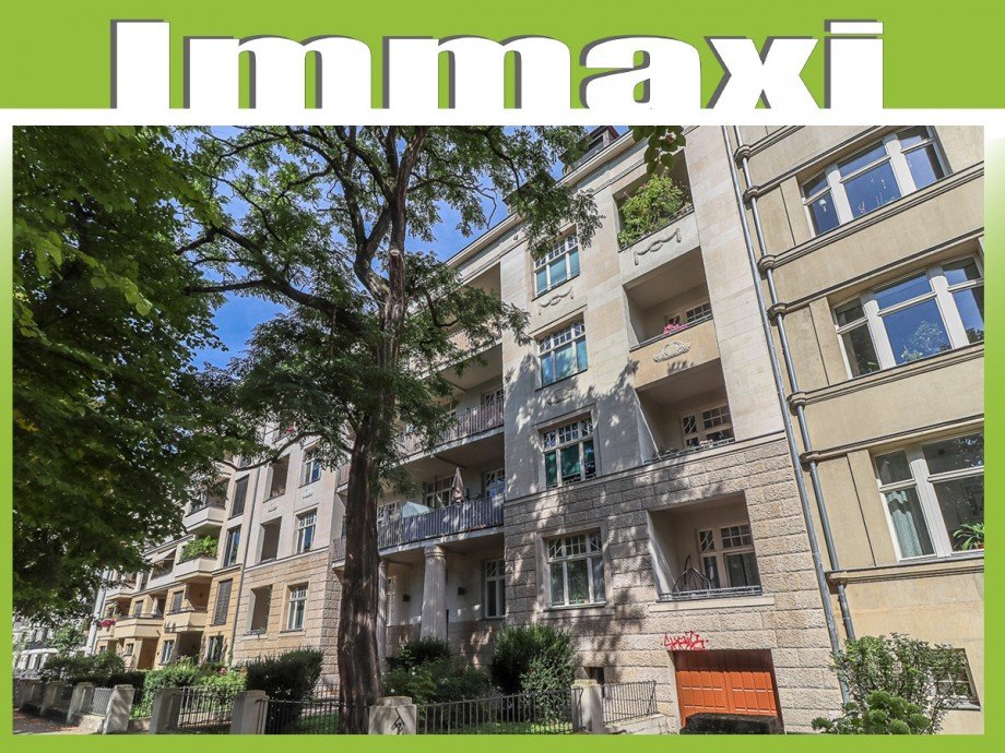 Hausansicht Stra�e des 18.Oktober 13 Etagenwohnung Leipzig