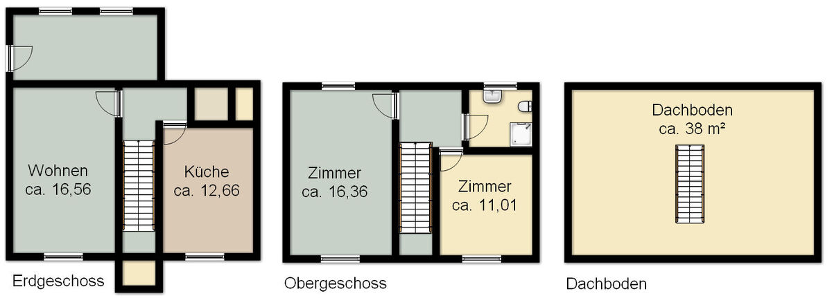 Grundriss Doppelhaush�lfte Leipzig