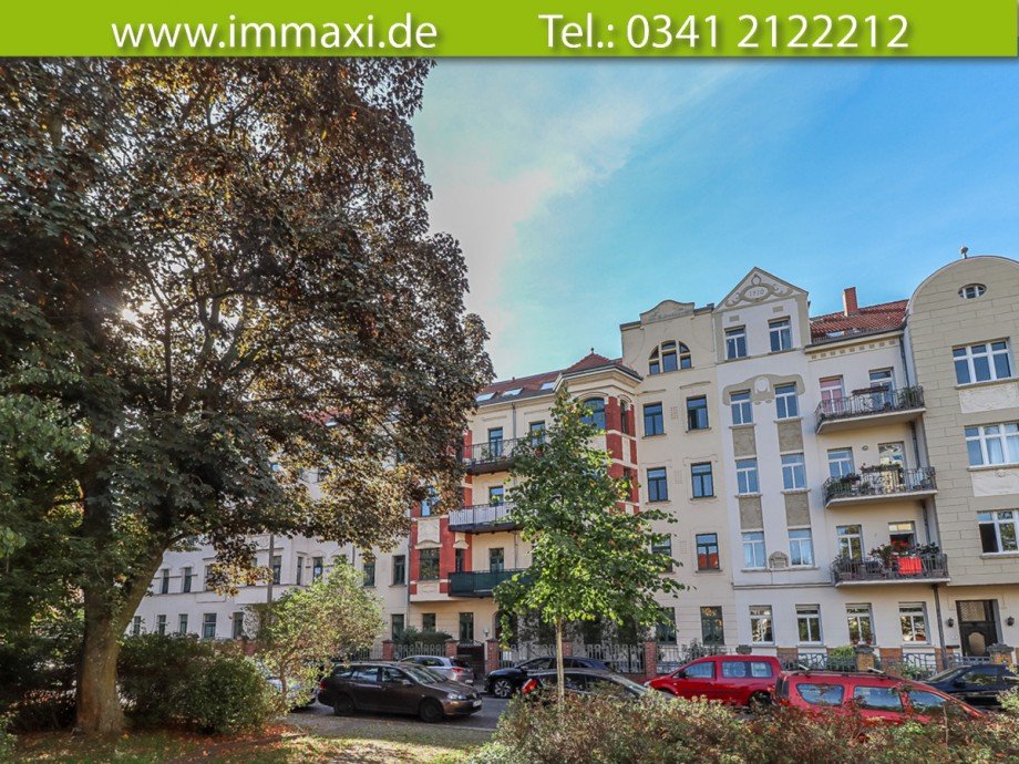 Hausansicht Etagenwohnung Leipzig