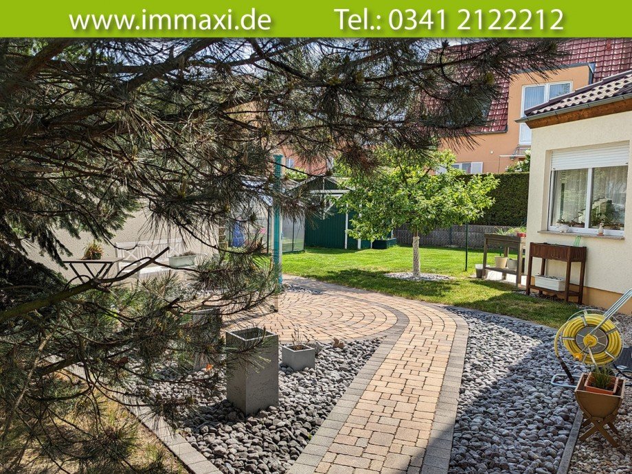 Gartenansicht-(2) Einfamilienhaus Leipzig