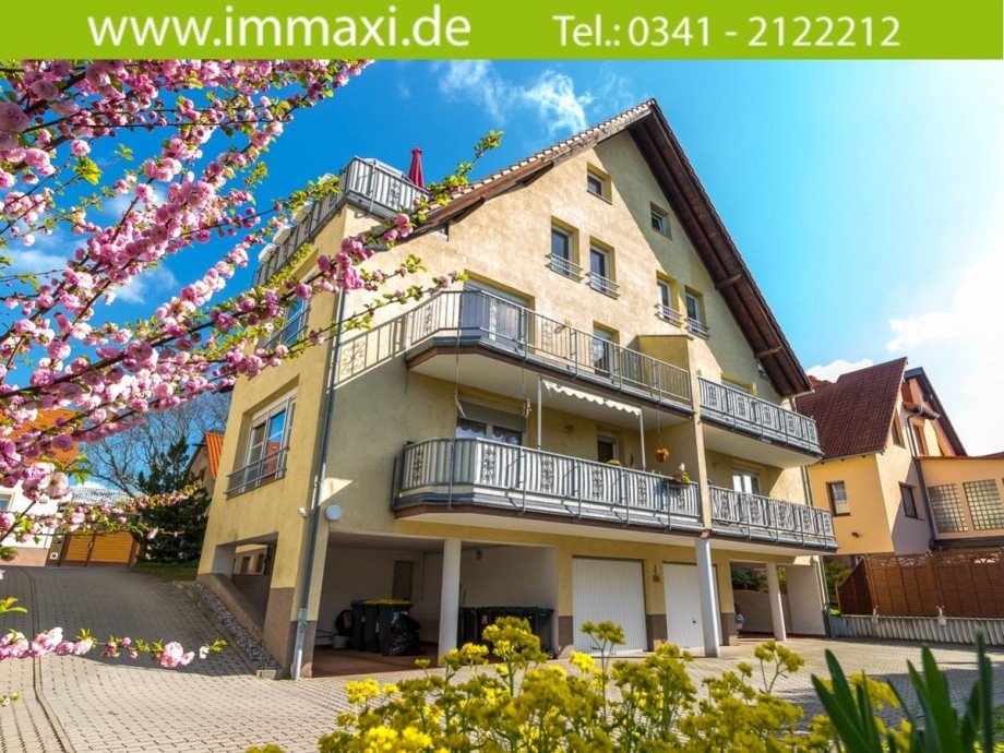 Hausansicht R�ckseite (2) Mehrfamilienhaus Leipzig