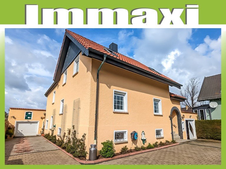 Hausansicht-Dorfstra�e-66 Leipzig - Althen-Kleinp�sna Einfamilienhaus KLEINP�SNA + EINFAMILIENHAUS ZUR MIETE + TOLLES GRUNDST�CK
