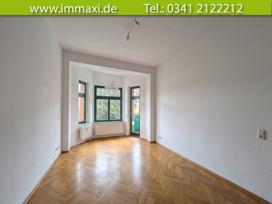 Wohnzimmer Etagenwohnung Leipzig