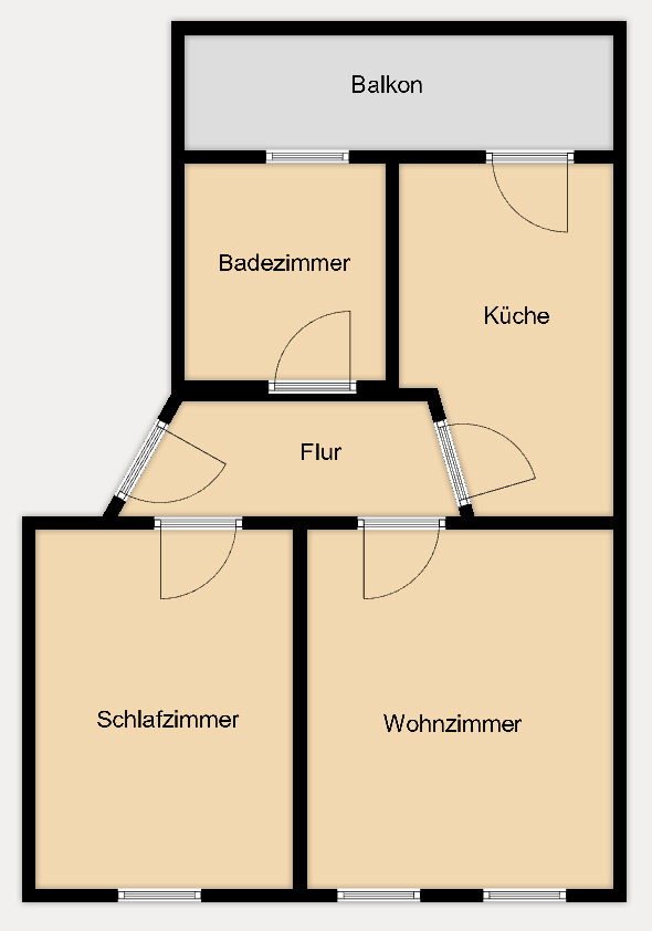 Grundriss Etagenwohnung Leipzig
