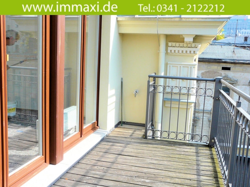Balkon Etagenwohnung Leipzig