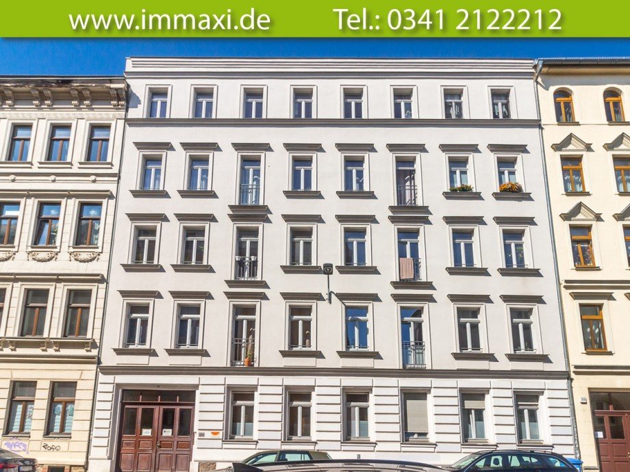 Hausansicht Etagenwohnung Leipzig