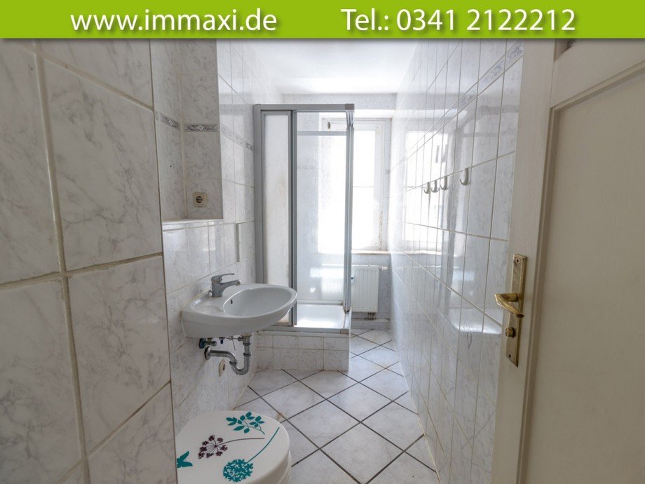 Badezimmer Erdgeschosswohnung Leipzig