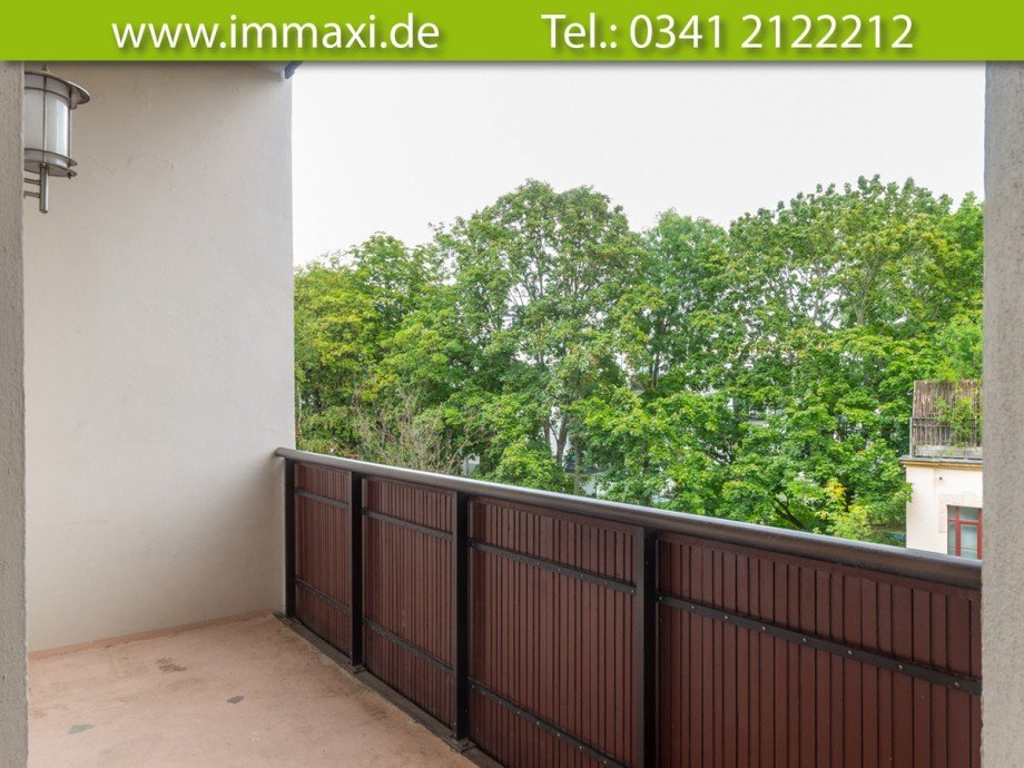 Balkon Etagenwohnung Leipzig