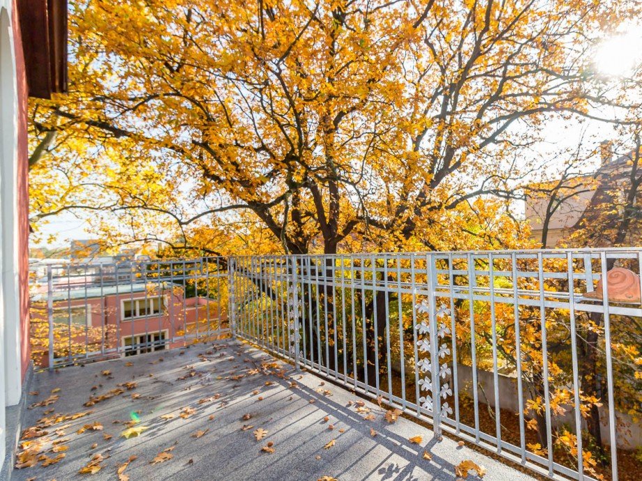 Balkon Dachgeschosswohnung Leipzig
