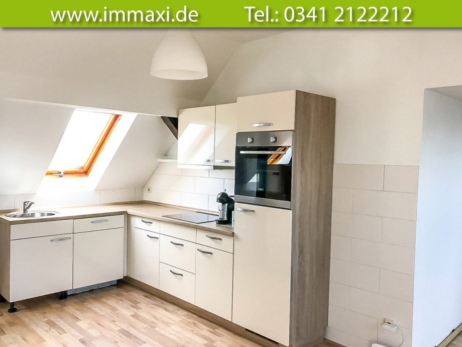 Einbauk�che-Dachgeschoss Mehrfamilienhaus Leipzig