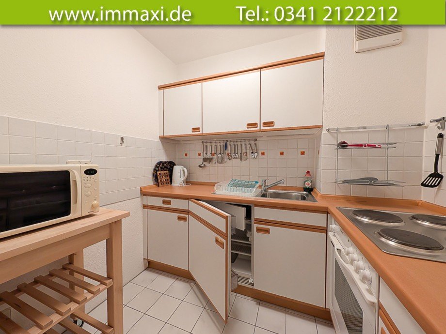 K�che-mit-Einbauk�che Erdgeschosswohnung Leipzig