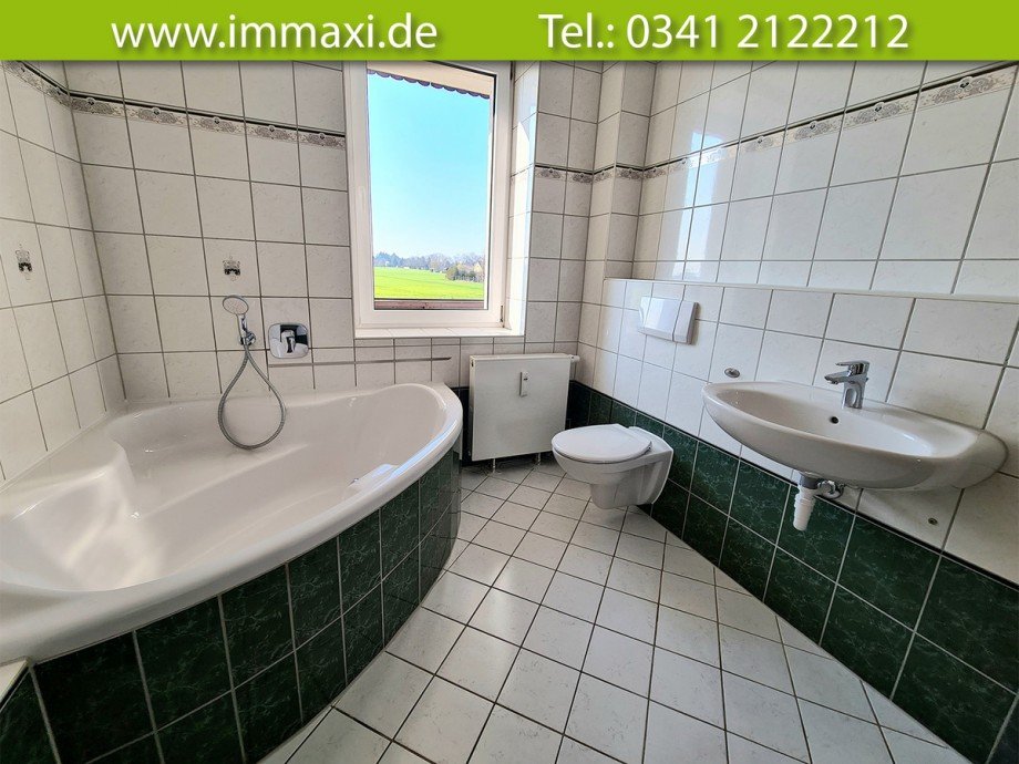 Badezimmer-2 Etagenwohnung Leipzig