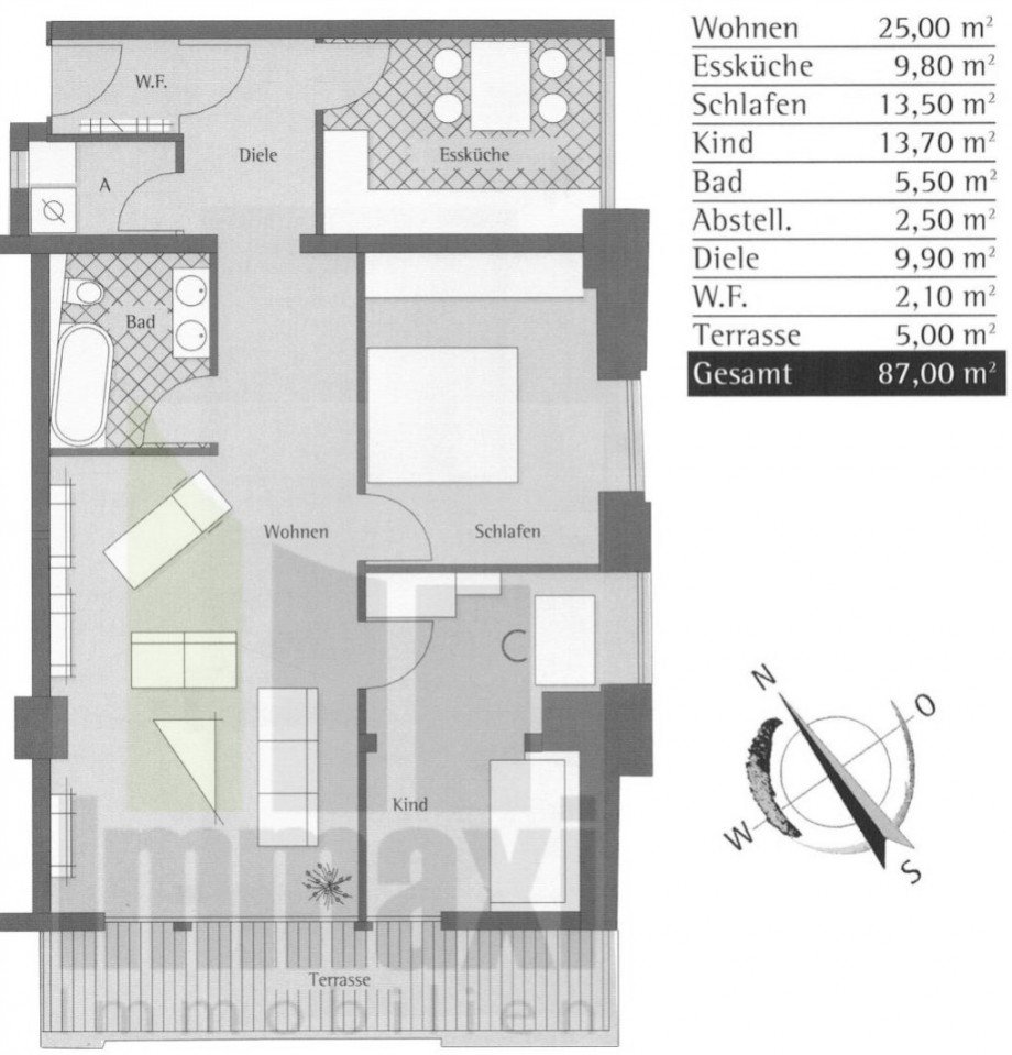 Grundriss Etagenwohnung Leipzig