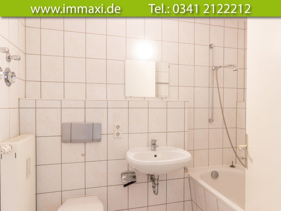 Badezimmer Erdgeschosswohnung Leipzig