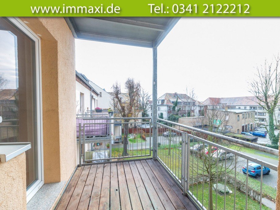 Balkon Beispiel Etagenwohnung Leipzig-Wahren