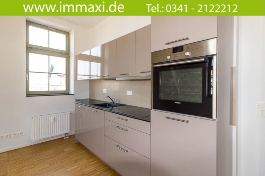 Einbauk�che Dachgeschosswohnung Leipzig