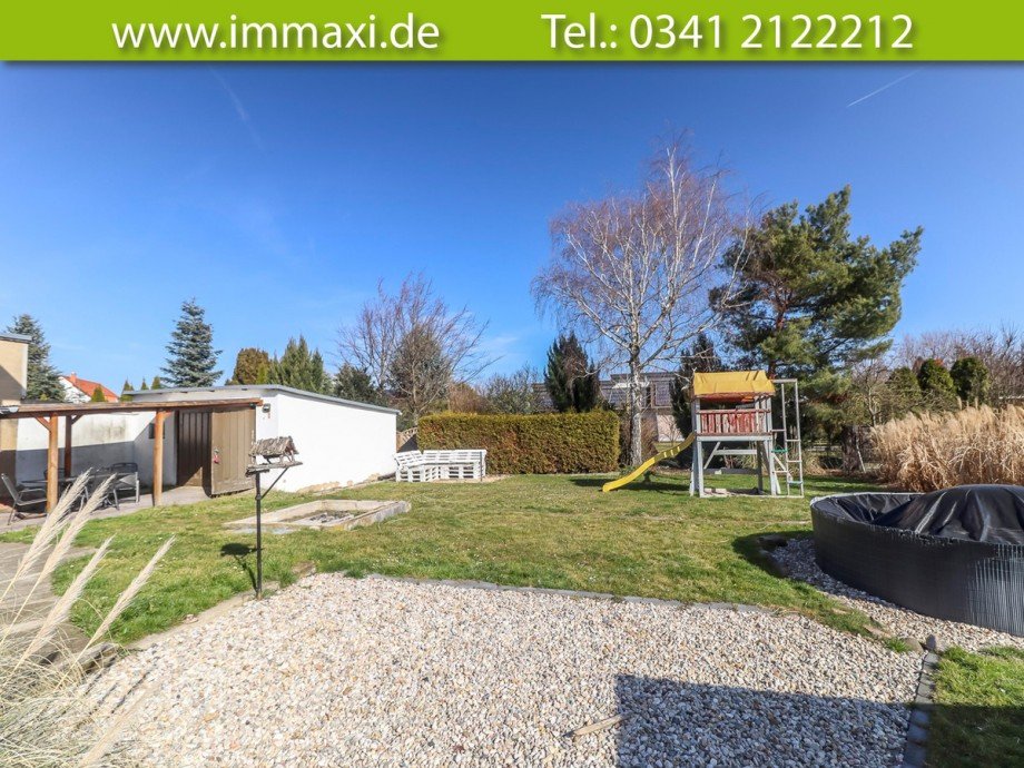 gepflegtes-Grundst�ck Doppelhaush�lfte Delitzsch