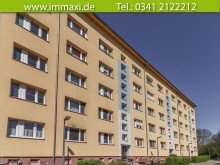 Hausansicht LEUTZSCH + 2 RAUM WOHNUNG + LEERSTEHEND + RENOVIERT
