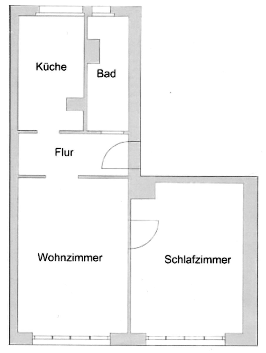 Grundriss Etagenwohnung Leipzig