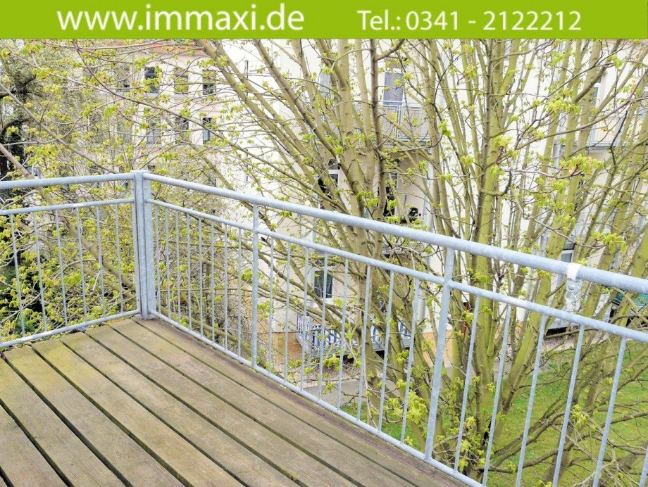 Balkon Etagenwohnung Leipzig