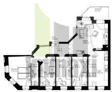 Grundriss ALTLINDENAU + 4 RAUM ERSTBEZUG + TRAUMWOHNUNG + BALKON