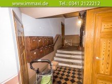 Treppenhaus-Eingangsbereich LEUTZSCH + 3 RAUM WOHNUNG + BALKON + VERMIETET + SANIERT 2008