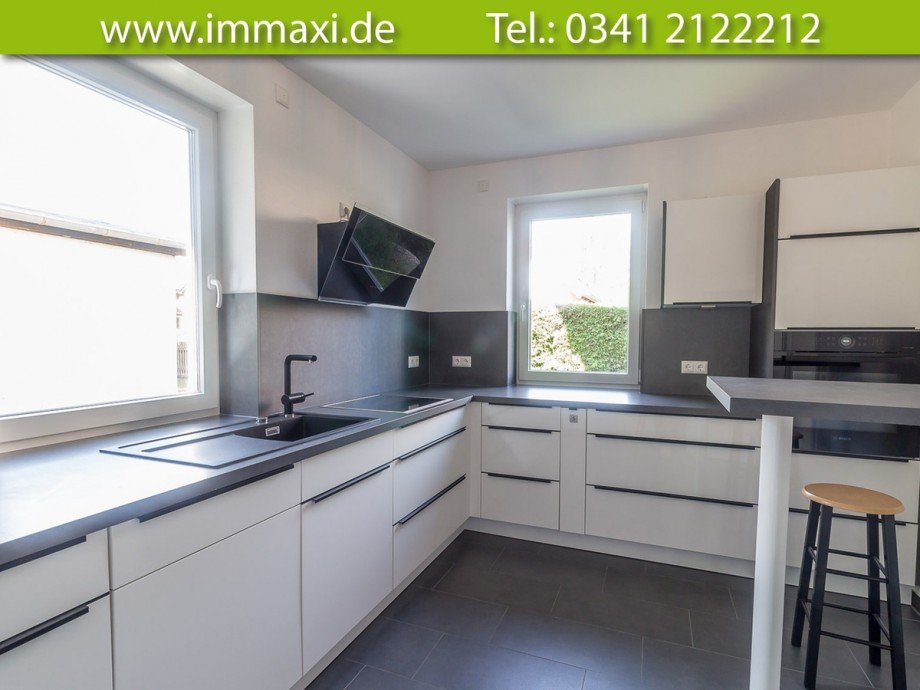 K�che-mit-hochwertiger-Einbauk�che-II Einfamilienhaus Leipzig