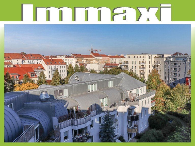 Dachterrasse-Eigentumswohnung-Leipzig Leipzig - Zentrum-Ost Maisonettewohnung MAISONETTE IM DACHGESCHOSS + 2,5 RAUM VERMIETET + 2 TIEFGARAGENPL�TZE