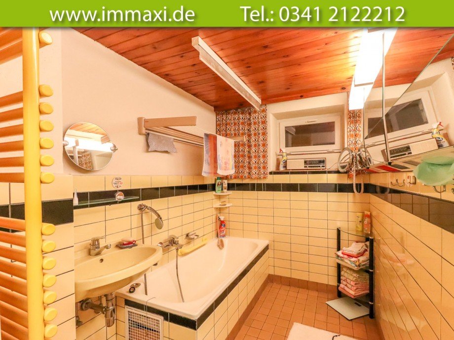 Badezimmer-im-Untergeschoss Reiheneckhaus Leipzig