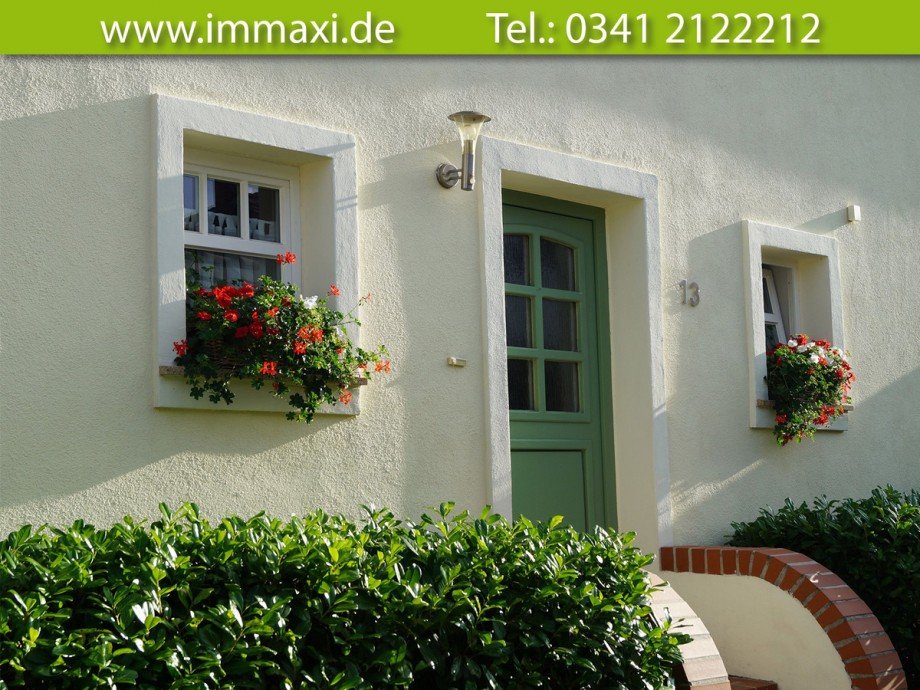 Haus zum Kauf in Kitzscher R�ckseite Reihenhaus Kitzscher