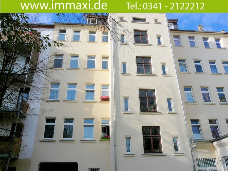 Hinteransicht Etagenwohnung Leipzig