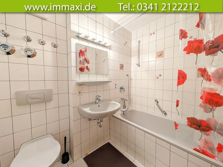 Badezimmer Erdgeschosswohnung Leipzig