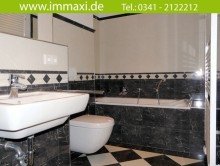 Badezimmer Beispiel SCHLEUSSIG + MIT WALDBLICK + 3 RAUM WOHNUNG + BALKON