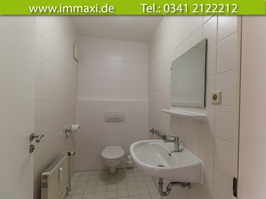 separate-Toilette Dachgeschosswohnung Leipzig