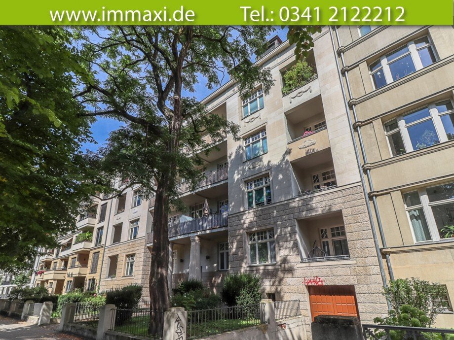Hausansicht Etagenwohnung Leipzig