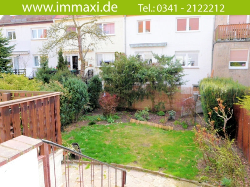 Blick in den Garten Reihenmittelhaus Leipzig-Connewitz