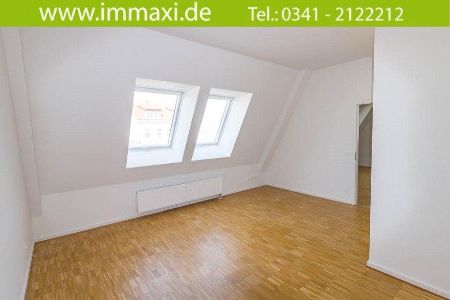 Schlafzimmer (1) Dachgeschosswohnung Leipzig