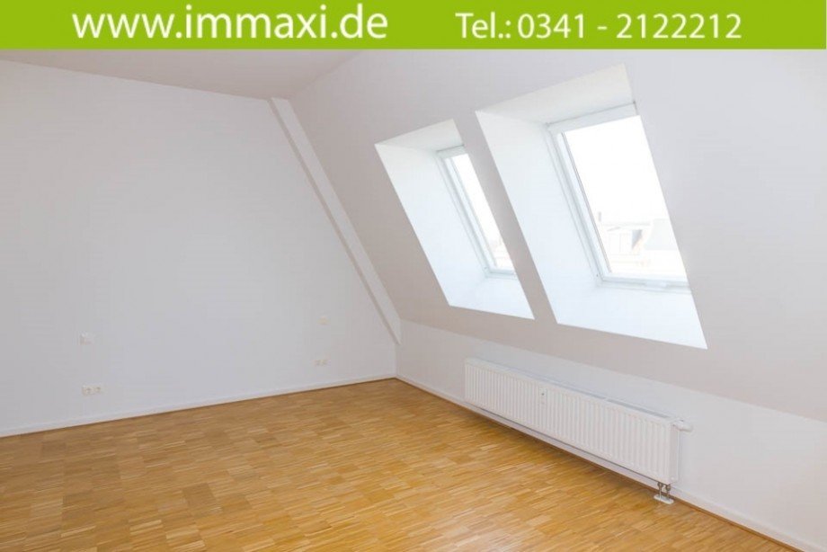Schlafzimmer (2) Dachgeschosswohnung Leipzig