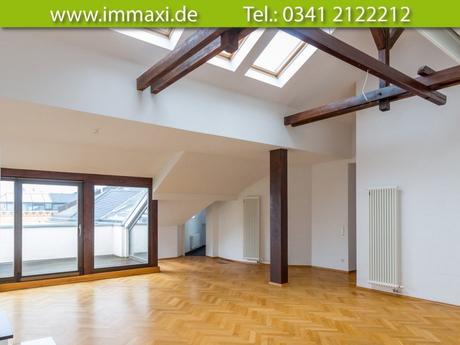 Wohnbereich Dachgeschosswohnung Leipzig