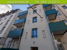 Hausansicht-R�ckseite LEIPZIG-ST�TTERITZ + 3 RAUM WOHNUNG MIT BALKON ZUM KAUF
