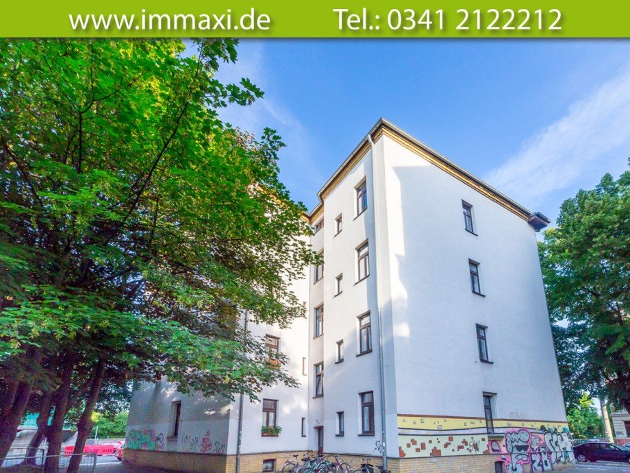 R�ckansicht-Eigentumswohnung-Connewitz Dachgeschosswohnung Leipzig