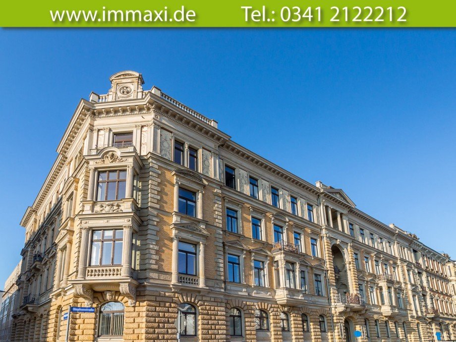 Hausansicht Dachgeschosswohnung Leipzig