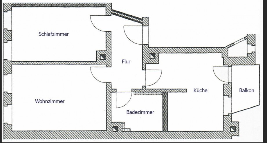 Grundriss Etagenwohnung Leipzig