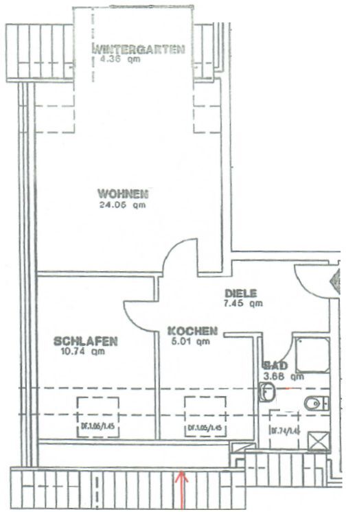 Grundriss Etagenwohnung Zwenkau